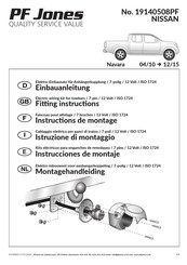 PF Jones 19140508PF Instructions De Montage