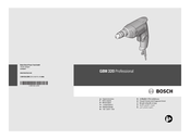 Bosch 3 601 AA4 5 Notice Originale