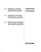 Thermador T36BT920NSSP Instructions D'installation