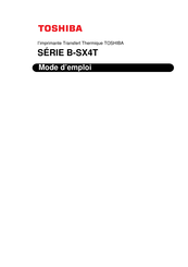 Toshiba B-SX4T Serie Mode D'emploi