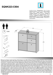 Forte CHEST SQNK223-C804 Notice De Montage