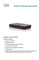 Cisco RV160 Guide De Démarrage Rapide