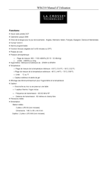 La Crosse Technology WS6210 Manuel D'utilisation
