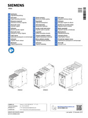 Siemens SIRIUS 3RW40 4 Instructions De Service Originales