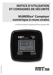 FMT Swiss AG NUMERIxx3 Serie Notice D'utilisation Et Consignes De Sécurité