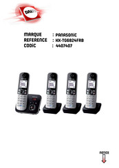 Panasonic KX-TG6813FR Manuel Utilisateur