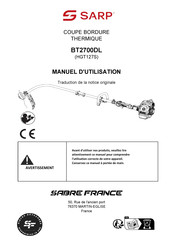 Sabre Sarp BT2700DL Manuel D'utilisation