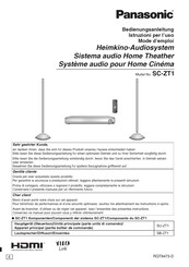 Panasonic SC-ZT1 Mode D'emploi