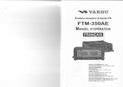 Yaesu FTM-350AE Manuel D'opération