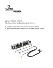 nVent RAYCHEM WinterGard Mesh Manuel D'installation Et D'utilisation