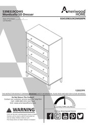 Ameriwood HOME 5398319COMS Instructions D'assemblage