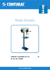 Contimac CH 18 F Mode D'emploi