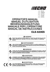 Echo CLS-520ES Manuel D'utilisation