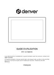 Denver PFF-1017WHITE Guide D'utilisation