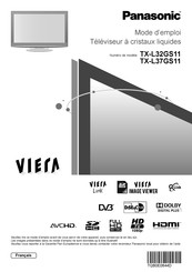 Panasonic VIERA TX-L37GS11 Mode D'emploi