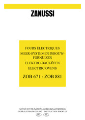 Zanussi ZOB 881 Notice D'utilisation