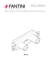 Fantini Rubinetti INCASSO M011A Instructions De Montage