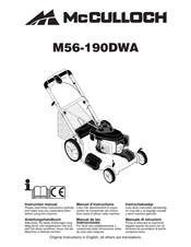 McCulloch M56-190DWA Manuel D'instructions