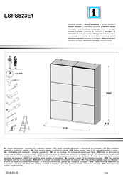 Forte LSPS823E1 Notice De Montage