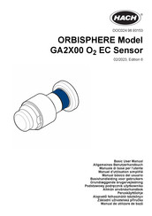 Hach ORBISPHERE GA200 Serie Manuel D'utilisation Simplifié