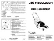 McCulloch MM51-500CMDW Manuel D'instructions