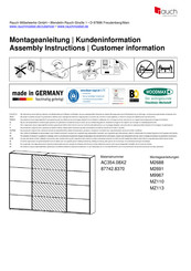 Rauch 87742.8370 Instructions De Montage