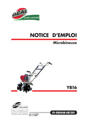 BEAL YB16 Notice D'emploi