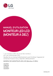 LG 32UD60 Manuel D'utilisation