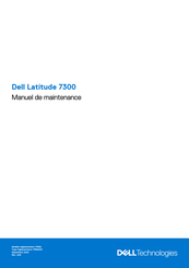 Dell Latitude 7300 Manuel De Maintenance