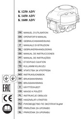 EMAK K 1600 ADV Manuel D'utilisation