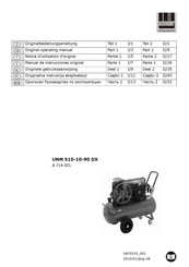 Schneider Airsystems UNM 510-10-90 DX Notice D'utilisation D'origine