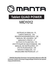 Manta QUAD POWER MID1012 Notice D'utilisation