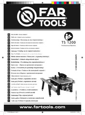 Far Tools TS 1200 Notice Originale