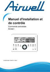 Airwell RCW21 Manuel D'installation