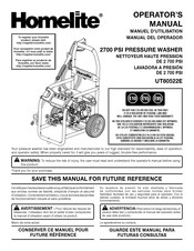 Homelite UT80522E Manuel D'utilisation