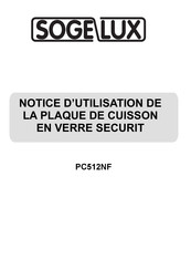 SOGELUX PC512NF Notice D'utilisation