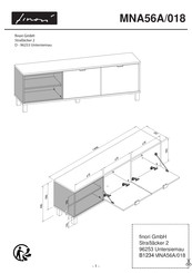 finori MNA56A/018 Instructions De Montage