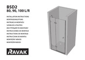 RAVAK BSD2-90 L/R A Instructions De Montage