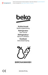 Beko B5RCNA366HXB1 Manuel D'utilisation