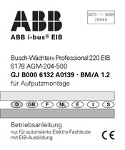 ABB 6178 AGM-204-500 Mode D'emploi