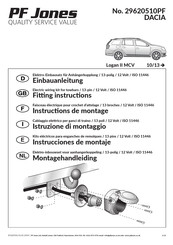 PF Jones 29620510PF Instructions De Montage