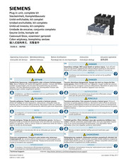 Siemens 3VA9 4 0KP00 Série Notice D'utilisation