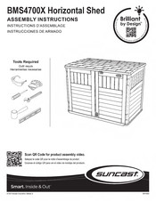 Suncast BMS4700X Instructions D'assemblage