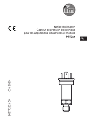 IFM PT5004 Notice D'utilisation