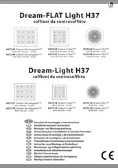 Bossini Dream-CubeLight H37453 Instructions Pour L'installation Et Conseils D'entretien