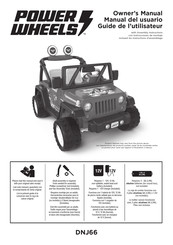 Power Wheels DNJ66 Guide De L'utilisateur