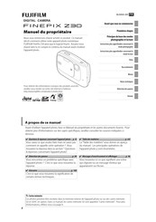 FujiFilm FinePix Z30 Manuel Du Propriétaire