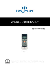 Kaysun KID-01 S Manuel D'utilisation