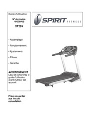 Spirit Fitness 1613285US Guide D'utilisation