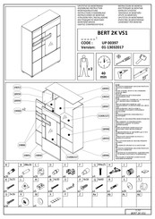 Dedeman BERT 2K VS1 UP 00397 Instructions D'assemblage